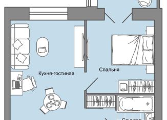 2-ком. квартира на продажу, 41 м2, Удмуртия, улица Строителя Николая Шишкина, 11к1