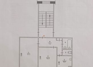 2-ком. квартира на продажу, 47.7 м2, Московская область, улица Чехова