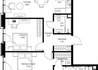 Продается 2-ком. квартира, 76 м2, Москва, проспект Мира, 186Ас1