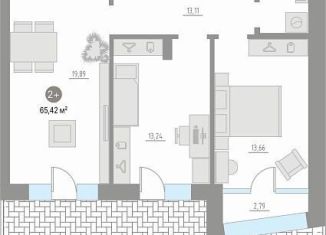 Продаю 2-комнатную квартиру, 114.8 м2, село Кулаково