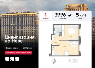 Продается 1-ком. квартира, 40 м2, Санкт-Петербург, Невский район