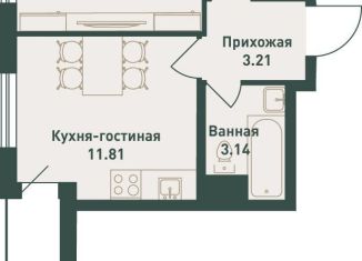 Продаю однокомнатную квартиру, 34.4 м2, Ленинградская область