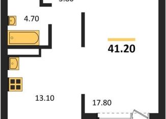 Продаю 1-комнатную квартиру, 41.2 м2, Новосибирск, улица Николая Островского, 195/6