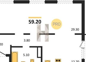 Продается 3-комнатная квартира, 59.2 м2, Новосибирск