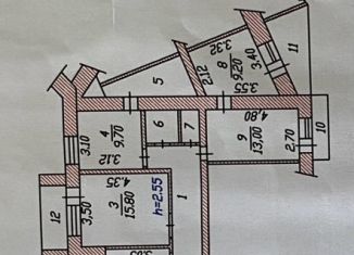 Продаю 4-комнатную квартиру, 89.2 м2, Чувашия, проспект Тракторостроителей, 71