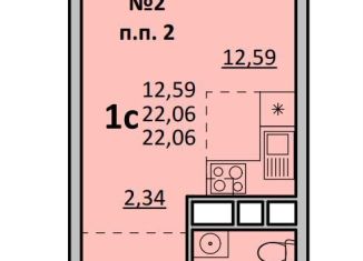 Продаю квартиру студию, 22.1 м2, Одинцово