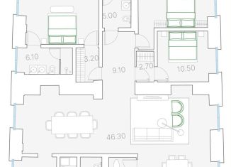 Продаю 3-комнатную квартиру, 141.3 м2, Москва, Софийская набережная, 34с3, метро Китай-город