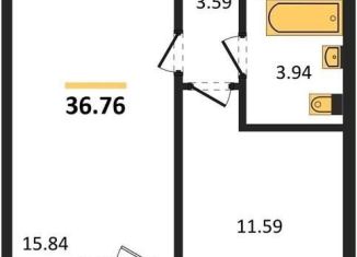 Продается 1-ком. квартира, 36.8 м2, Воронежская область