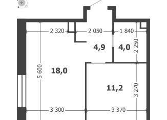 Продажа 1-комнатной квартиры, 38.1 м2, Москва, 3-я очередь, к6, станция ЗИЛ