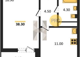 Продается 1-комнатная квартира, 38.3 м2, Воронеж, улица Шишкова, 140Б/6, Центральный район