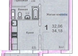 Продажа 1-ком. квартиры, 32 м2, Челябинск, 2-я Эльтонская улица, 59А, Тракторозаводский район