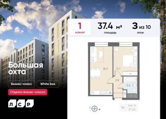 Продается однокомнатная квартира, 37.4 м2, Санкт-Петербург, метро Проспект Большевиков