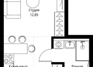 Продается квартира студия, 28.2 м2, Москва, проспект Мира, 186Ас1, Алексеевский район