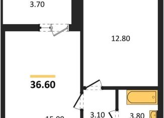 Продаю 1-комнатную квартиру, 36.6 м2, Воронеж, Коминтерновский район