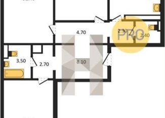 Продам 3-комнатную квартиру, 91.4 м2, Воронеж, Центральный район, улица Шишкова, 140Б/16