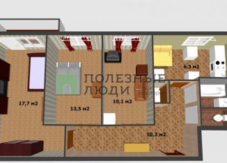 Продаю 3-комнатную квартиру, 61.6 м2, Архангельск, проспект Дзержинского, 1к3, Ломоносовский округ