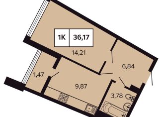 Продаю 1-ком. квартиру, 36.2 м2, Сочи