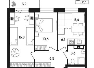 Продам трехкомнатную квартиру, 50 м2, Пермь, Белозёрская улица, 30А