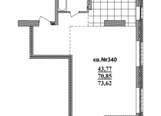 Продам трехкомнатную квартиру, 73.6 м2, Новосибирск, метро Площадь Ленина, Садовая улица, 17