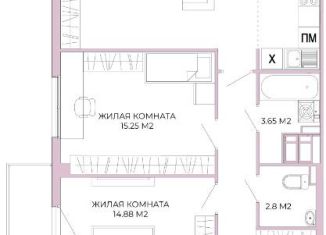 Продается 3-комнатная квартира, 79 м2, Пенза, Побочинская улица, с17