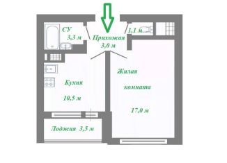 1-ком. квартира на продажу, 35 м2, Санкт-Петербург, Комендантский проспект, 66к1, ЖК Чистое Небо