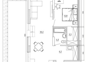 Продажа 2-комнатной квартиры, 82.2 м2, Кемерово