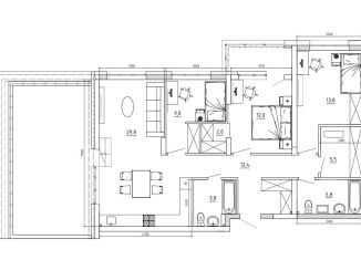 4-ком. квартира на продажу, 132.9 м2, Кемерово