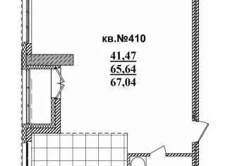 Двухкомнатная квартира на продажу, 67 м2, Новосибирск, метро Речной вокзал, Садовая улица, 17