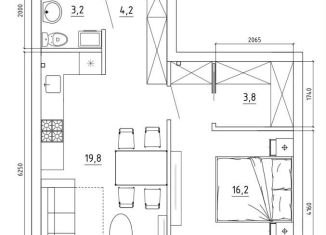 Продам 2-комнатную квартиру, 48.1 м2, Кемерово