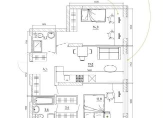 Продаю 3-комнатную квартиру, 62.6 м2, Кемерово, Рудничный район