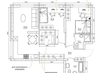 Продаю 3-ком. квартиру, 72.6 м2, Кемерово, Рудничный район