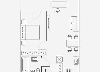 Сдаю 2-комнатную квартиру, 47 м2, Москва, Ходынский бульвар, 2