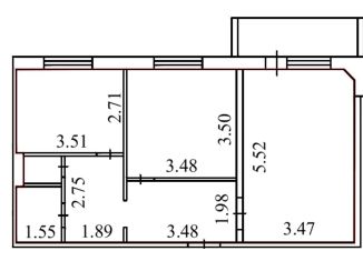 Продажа 2-ком. квартиры, 56.6 м2, поселок Каинская Заимка, улица Серебряное Озеро, 8