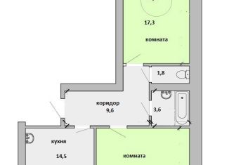 Продаю 2-комнатную квартиру, 66.4 м2, Павловск, улица Свободы, 32