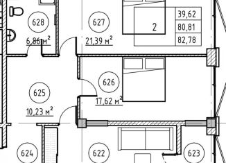 Продаю 2-комнатную квартиру, 82.8 м2, Нальчик, район Завокзальный, улица Циолковского, 22