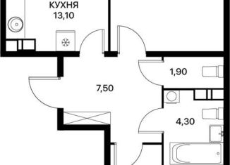 Продаю двухкомнатную квартиру, 65.8 м2, Ростов-на-Дону, Первомайский район