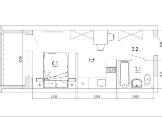 Продам 1-ком. квартиру, 26.2 м2, Кемерово