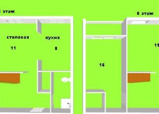 Продажа четырехкомнатной квартиры, 107 м2, Железногорск, Малая Садовая улица, 6