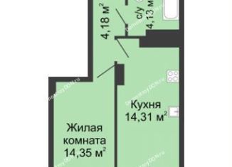 Продается 2-ком. квартира, 38.6 м2, Ростов-на-Дону, бульвар Комарова, 30/2с3, ЖК Аврора