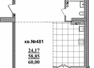 Продажа квартиры студии, 60 м2, Новосибирск, метро Площадь Ленина, Садовая улица, 17