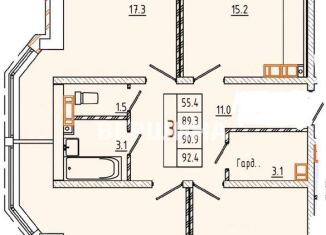 Продам 3-комнатную квартиру, 93 м2, Пятигорск, улица Нежнова, 21