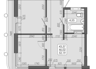 Продам 3-комнатную квартиру, 46 м2, Владивосток, улица Мыс Кунгасный, 3Б