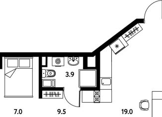 Продается 1-комнатная квартира, 30.2 м2, Санкт-Петербург, Московский проспект, 115В, Московский район