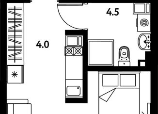 Продам квартиру студию, 23.3 м2, Санкт-Петербург, Московский район, Московский проспект, 115В