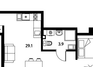 Продам 1-комнатную квартиру, 33 м2, Санкт-Петербург, Московский проспект, 115В, Московский район