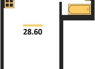 Квартира на продажу студия, 28.6 м2, Новосибирск, метро Гагаринская, улица Брестская Горка, 8