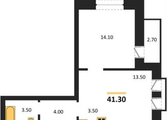 Продается 1-ком. квартира, 41.3 м2, Новосибирск, метро Гагаринская, улица Брестская Горка, 8