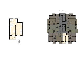 Продается однокомнатная квартира, 41.2 м2, Красноярск