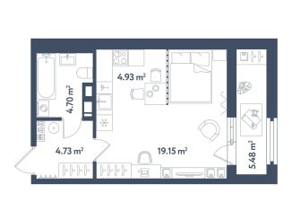 Продаю квартиру студию, 36.3 м2, Санкт-Петербург, метро Московские ворота