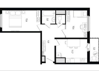 Продажа 2-ком. квартиры, 51.7 м2, Ростовская область